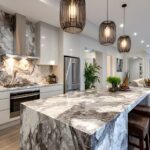 Marble countertops