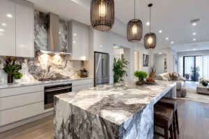 Marble countertops