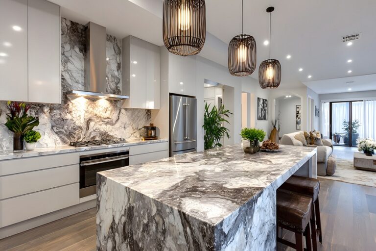 Marble countertops
